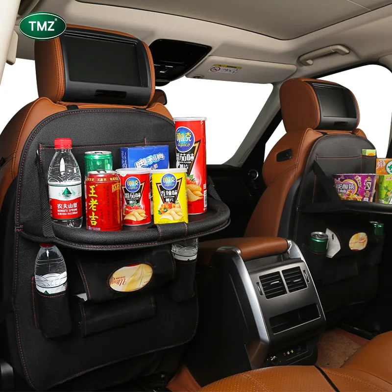 Многофункциональный Авто-Стайлинг Войлок заднего задний карман на переднем сиденье сумка-Органайзер, хранилище, сумочка с лоток-держатель для планшета