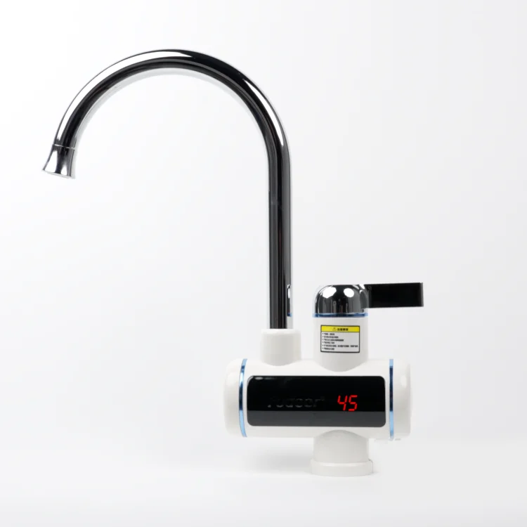 3000W 220V instant electric hot water heater faucet heating tap with digital display for Bathroom Basin or Kitchen sink