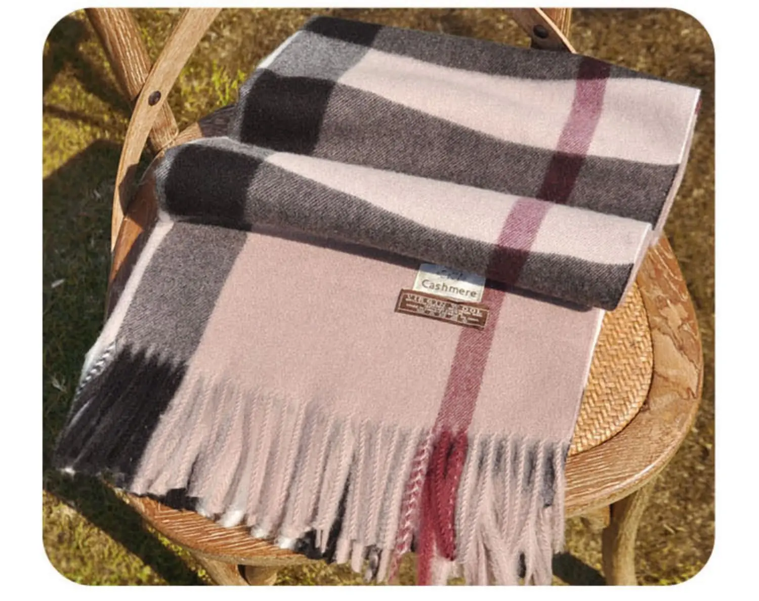 190*70cm Plaid scarf for women British classic  autumn and winter warm  scarf