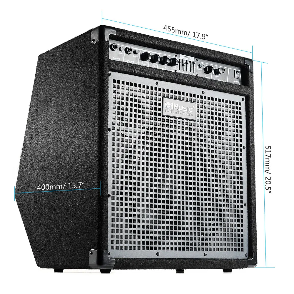 Factory Music Instrument Price 100W Personal Monitor Amplifier Electronic Drum Set Amplifier Keyboard Speaker
