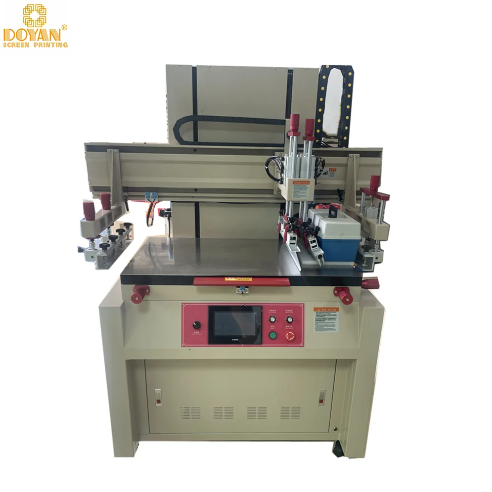 High Precision Automatic Flat Vacuum Silk Screen Printing Printer machine For PCB Board film paper plastic bags printing