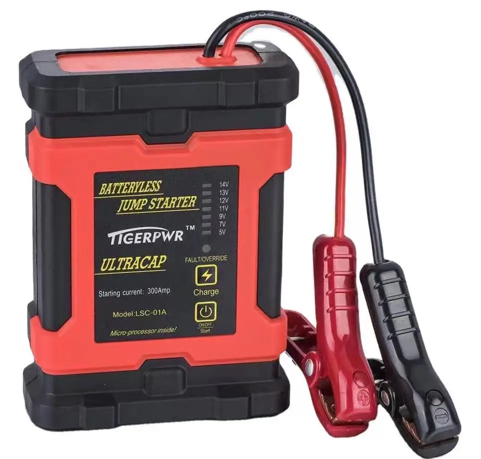 Portable Emergency tool for car 12V/24V jump starter super capacitor