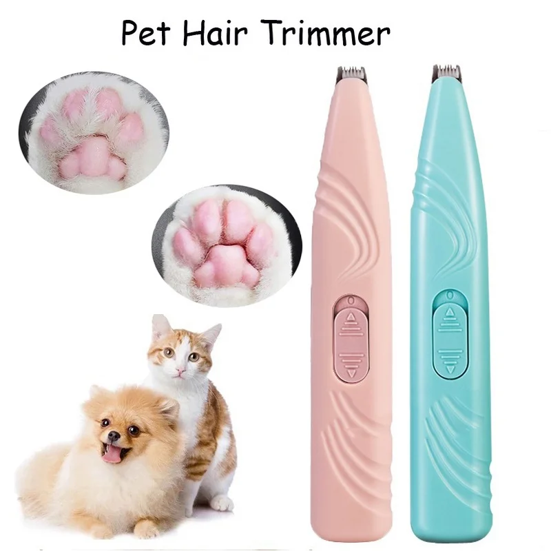 High Quality Pet Dog Cat Grooming Hair Trimmer Mini Pet Wireless Foot Hair Clipper