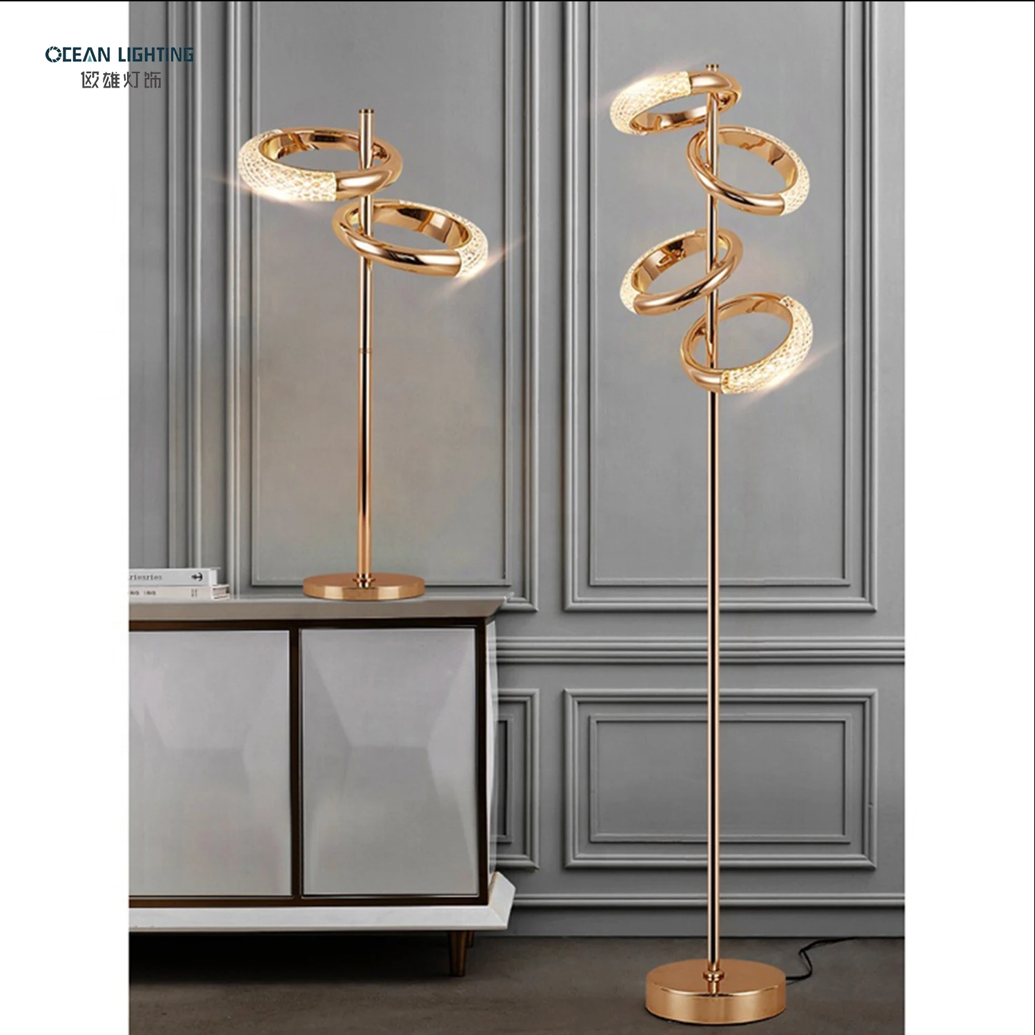 Hot Selling Round Ring Table Light Living Room LED Living Room Table Lamp