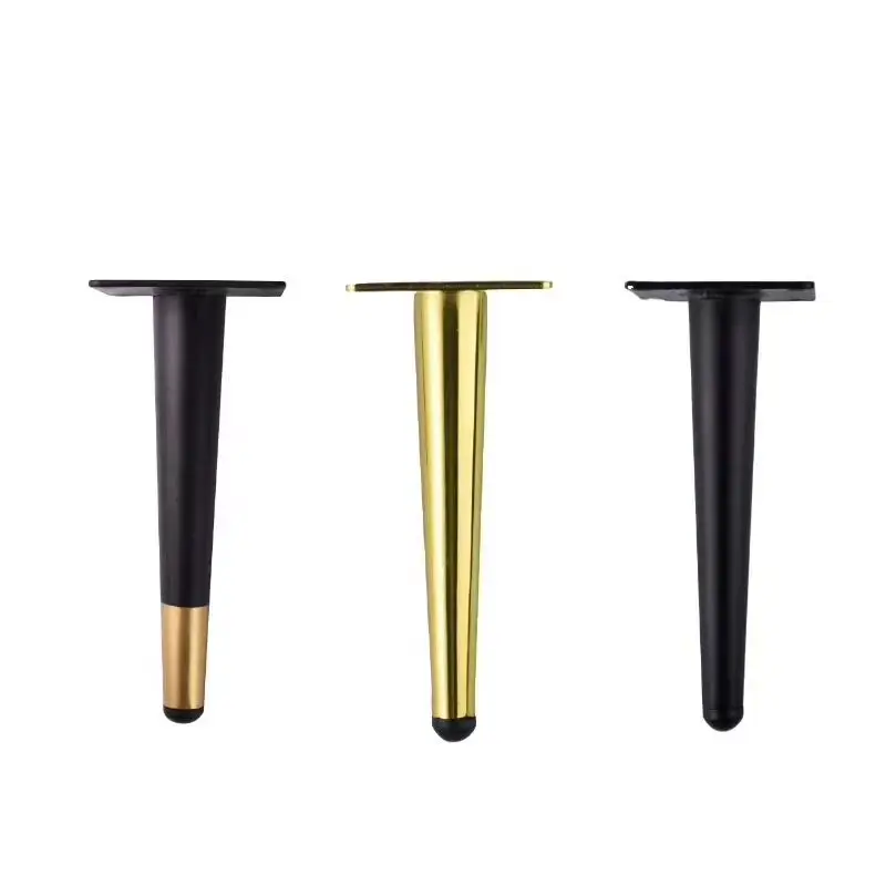 Our Best Selling Hardware Accessories Luxury Triangle Chrome Dining Chair Furniture Legs Gold Metal Legs Sofa Chair Feet