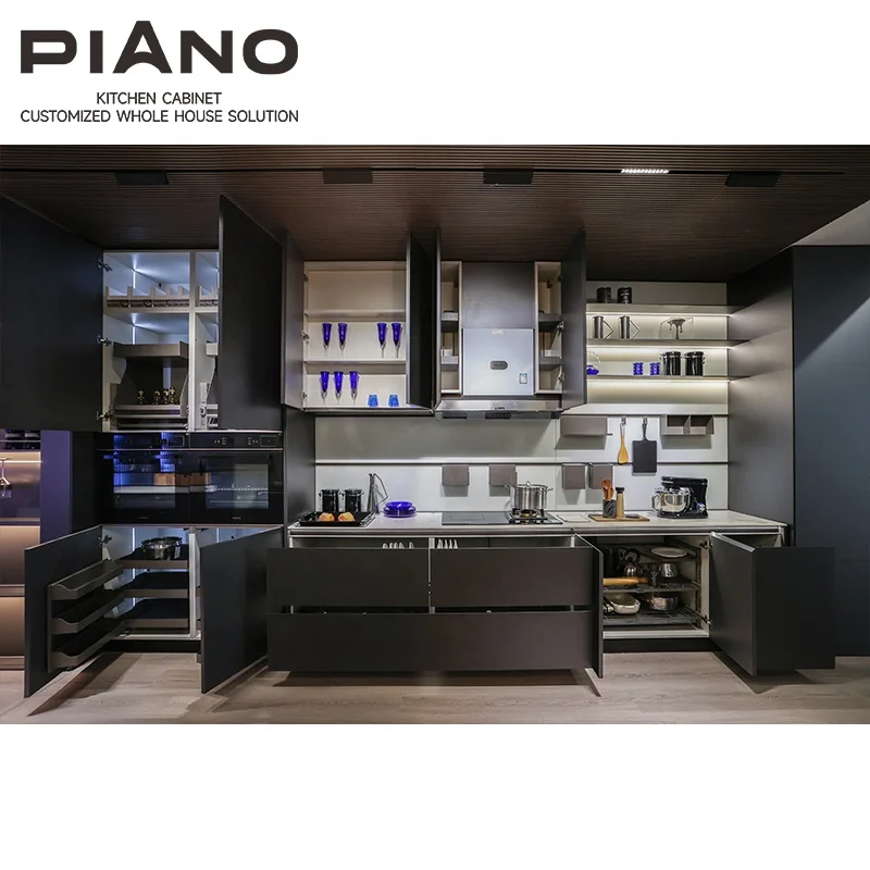 High quality smart kitchen cabinets design kitchen furniture cabinet luxury wooden kitchen cabinets wood