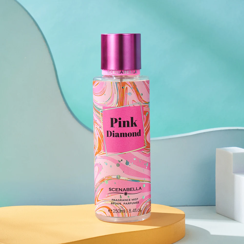 SCENABELLA 250ml Floral Luxury Fragrance Daily Use Long Time Lasting Body Mist Manufacturer For Women