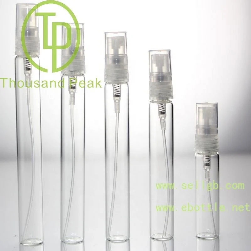 
TP-3-13 3ml - 15ml Perfume tester sample bottle slim shape with sprayer 