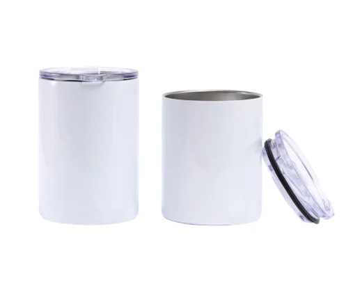 Spot supply: 10/12/16oz sublimation 304 stainless steel thermos vacuum coffee beer ice cup thermal transfer coating