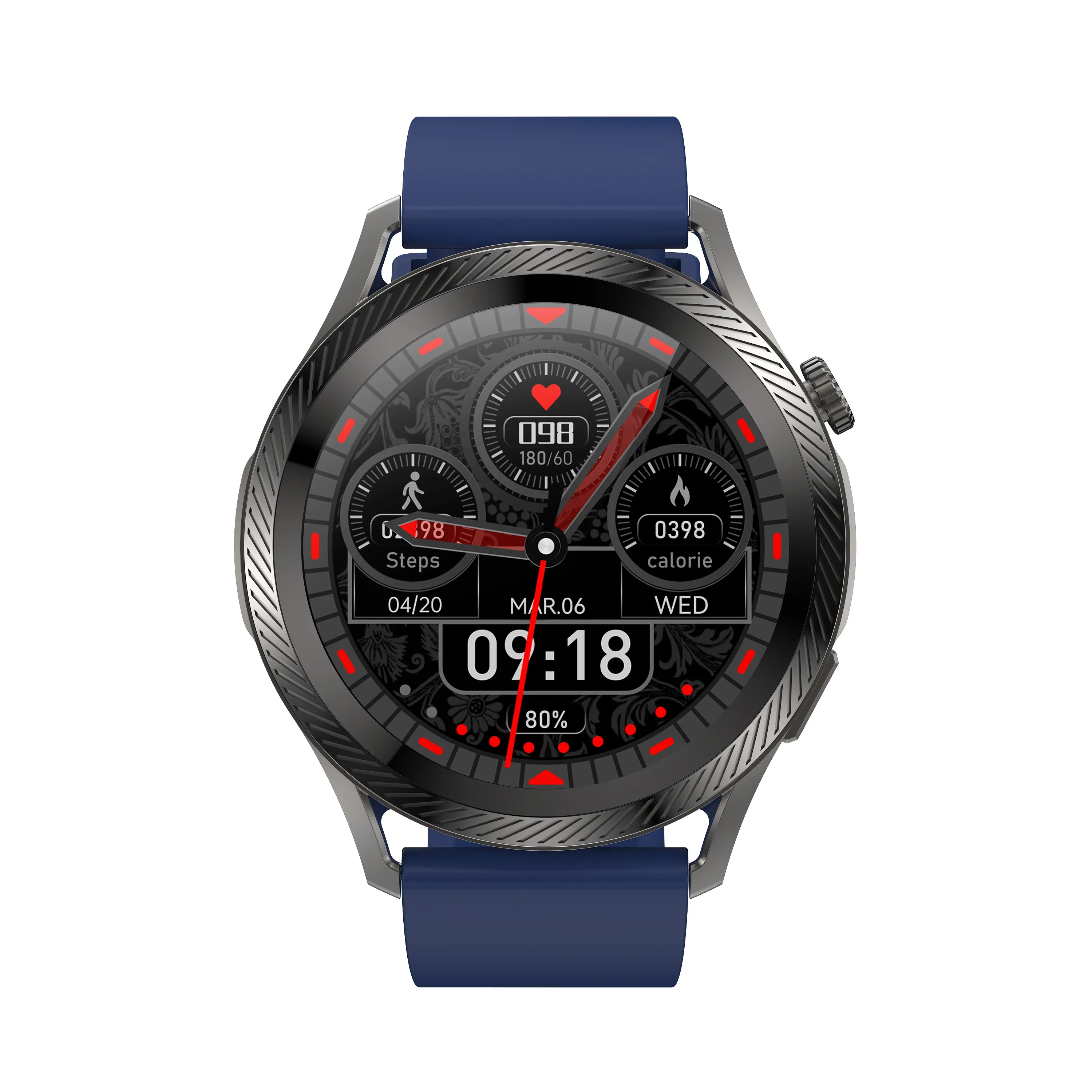 2023 Best Blood Pressure Smart Watch PPG 360*360 HD Screen IP67 Waterproof Sport Health Activity Tracker