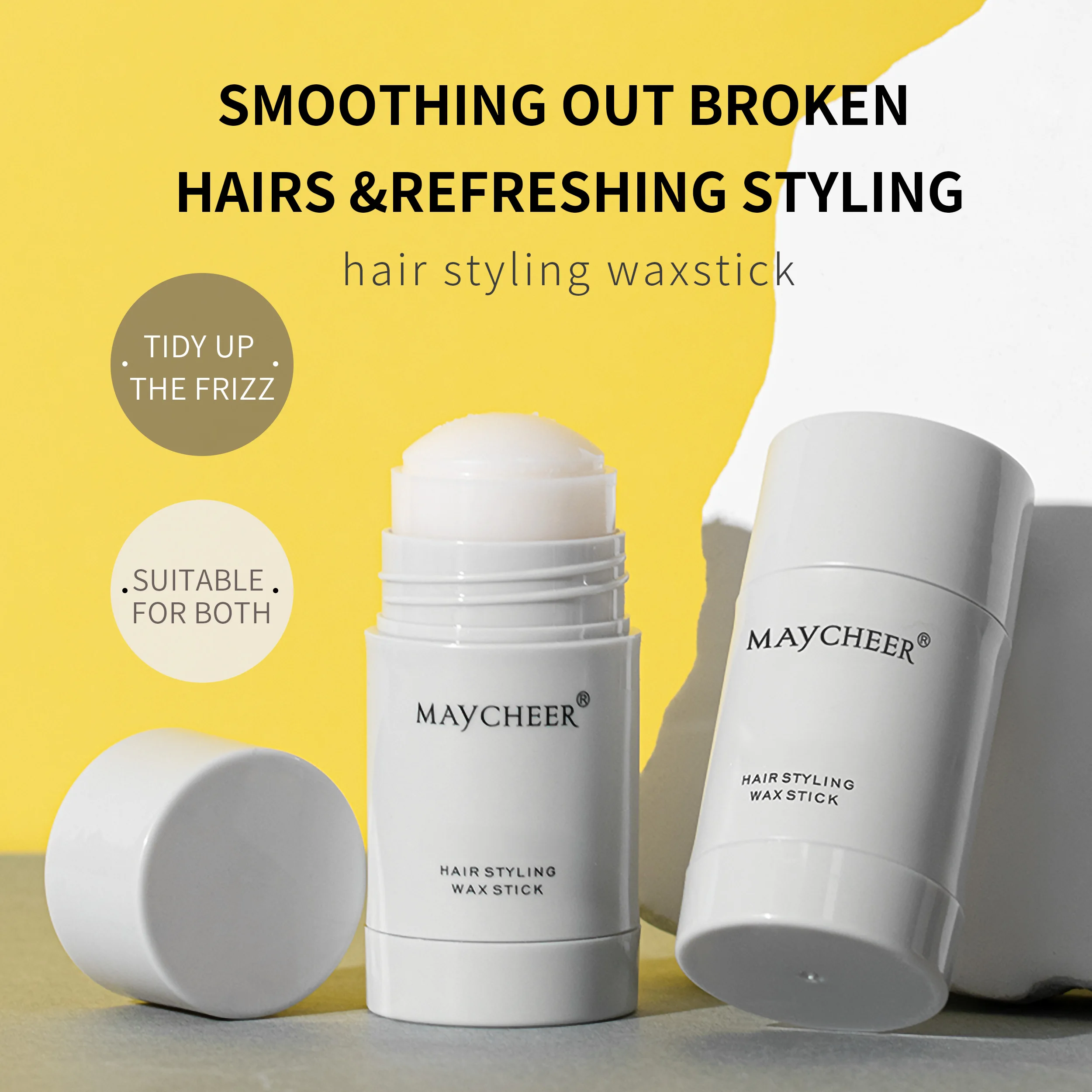 MAYCHEER Hair Wax Stick For Hair Edges With Best Quality Wax Stick Edge Smooth For Man Woman