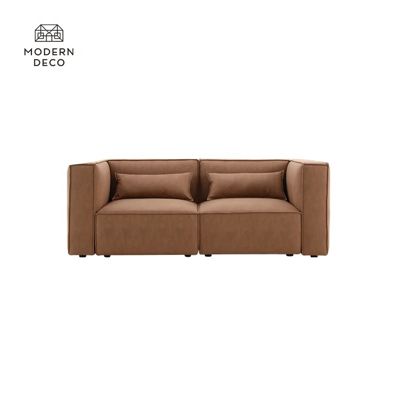 Непромокаемый тканевый диван, модульная гостиная, 2 сиденья, loveseat