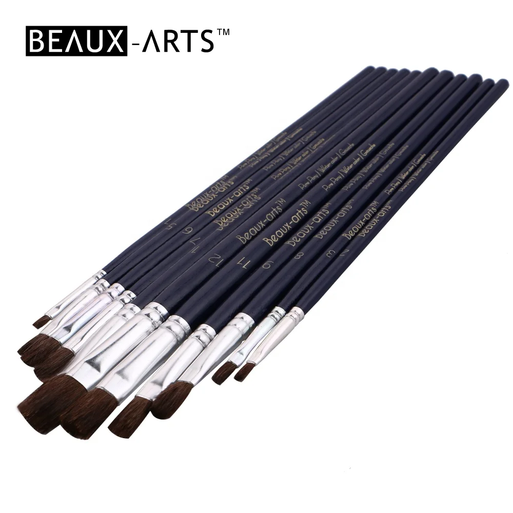 Pony Hair Watercolor Paint Brushes Watercolor Acrylic Artist Brush Set Gouache Painting