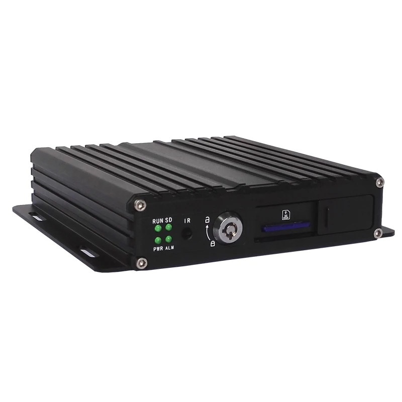 Mini MDVR H.265 H.264 AHD Daul SD Card 4 Channels 720P GPS Mobile DVR for Truck School Bus Trailer Vehicle Train Car Taxi