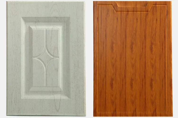 cabinet door pvc covered  mdf  door for  kitchen cabinet