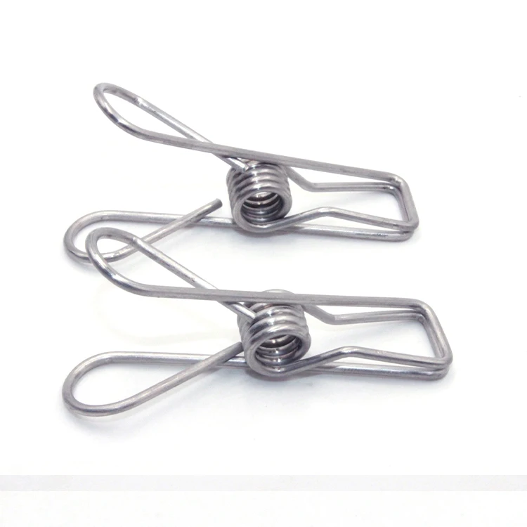 Widely used Multipurpose Laundry Clip Torsion spring Stainless Steel cloth clip hangers clothespin for home