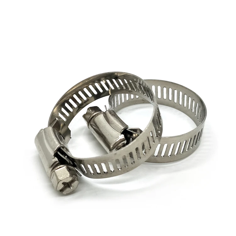 Double Wire Hose Clamp 5mm Single Ear Hose  Stainless Steel Steel Pipe Clamps Heavy Duty Hose Clamps