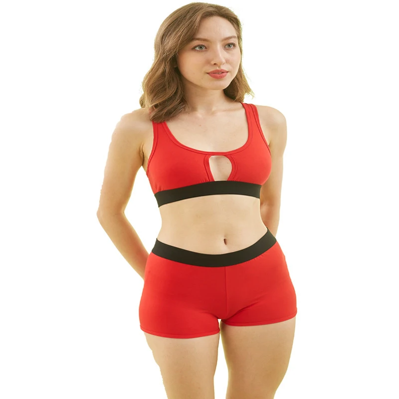 
2021 Women Summer Two Piece Short Set Women 2 Piece Biker Short Set 