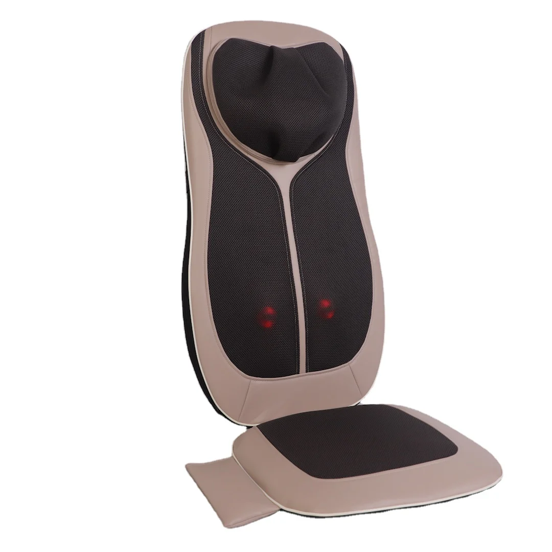 Массажная подушка для тела Phenitech Shiatsu с разминающим подогревом, вибрационным роликовым массажным стулом