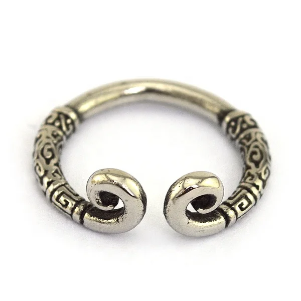 The Black Myth Wukong Related Products Creative Design Tightening Curse Shaped Stainless Steel Exquisite Ring