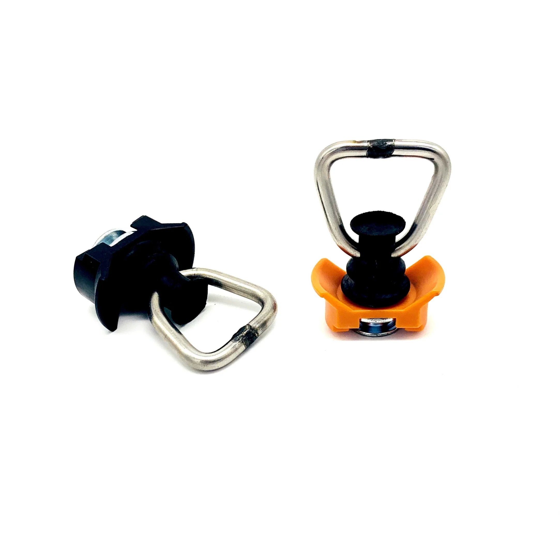 ES10803 Stainless Steel D Ring Single Stud Fitting with Rubber Base