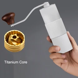 Diguo Portable Cordless Aluminium Ally FX Manual Coffee Grinder With Big 30g Capacity For Commercial Use