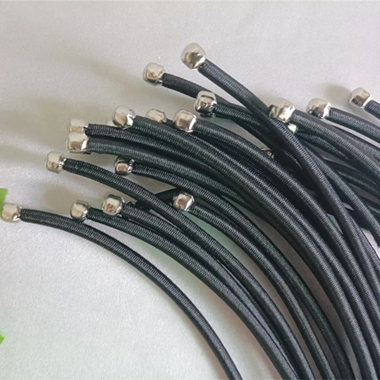 Cheap supply of large amount of metal at both ends buckle elastic rope
