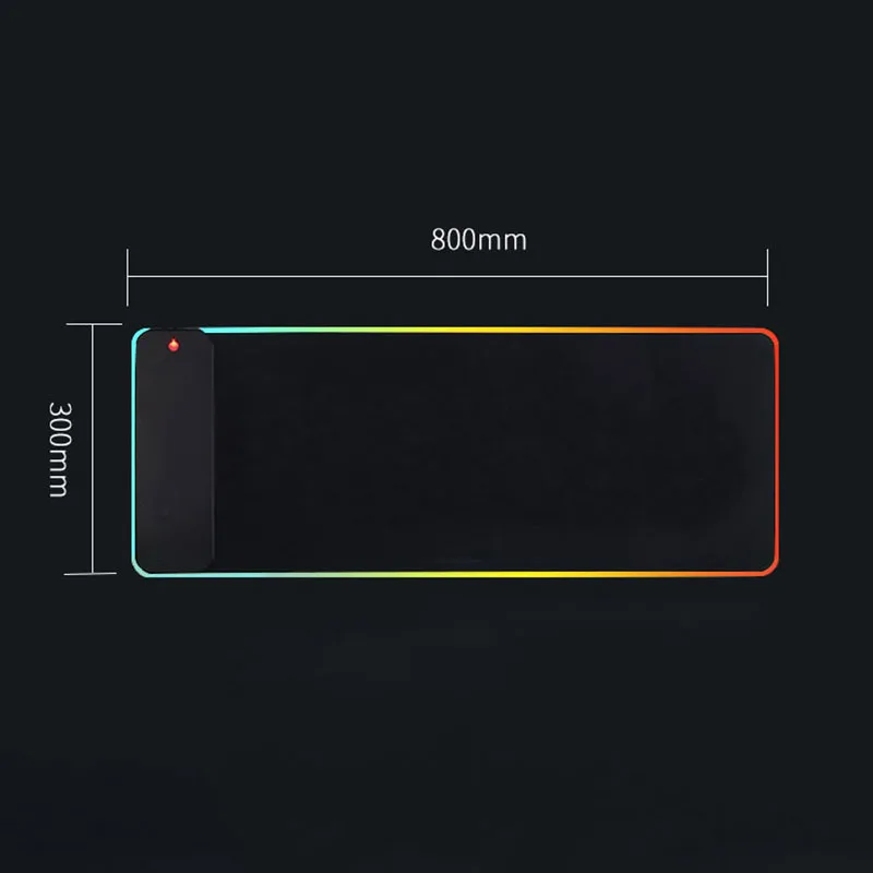 Беспроводной коврик для мыши с зарядным устройством Удлиненный Rgb индивидуальный 3xl чистый игровой