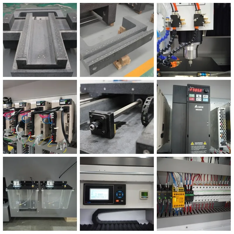 ND1200 series cnc machine with granite body and high-power spindle for mold engraving and manufacturing