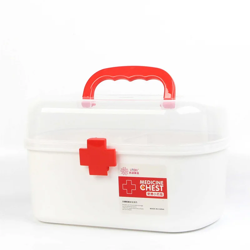 Hot selling fashion medicine chest box home first aid kit organizer storage box health minimalistic S pill box