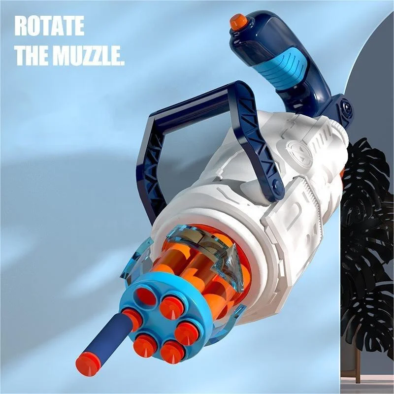 Premium Kids Sports Toy Shooting Game Soft Bullet Gun Gatling EVA Bullet Air Soft Gun Toy
