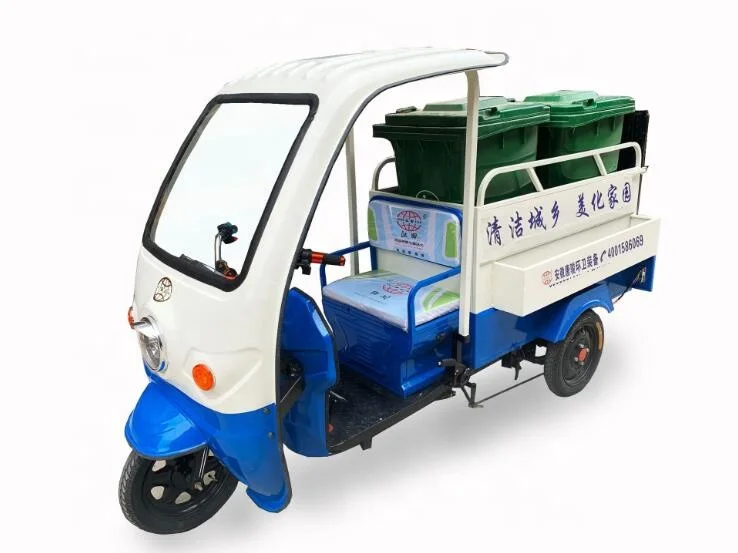 
Electric Mini Garbage Car with Double Box 