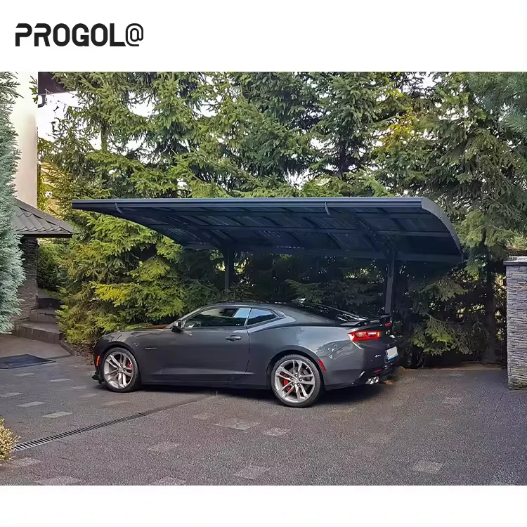 Aluminum Waterproof Car Shelter Sun Shade Carport Garage Carport Roof Outdoors Portable Cantilever Carports For Car Parking