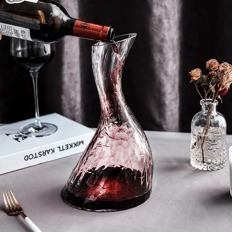 High Quality Crystal Wine Decanter Large Capacity Wine Dispenser Glass Decanter