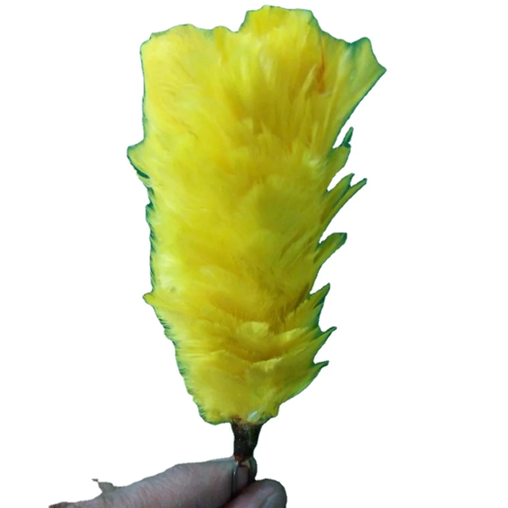 Beautiful Yellow Color Hackle Plume for Shako Hats Wholesale Manufactures Ready to Ship Hot Sale