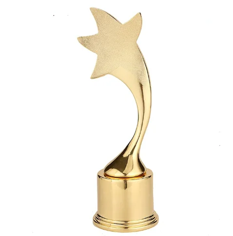 2021 brass trophy sheet metal presentation wooden shield metal trophy