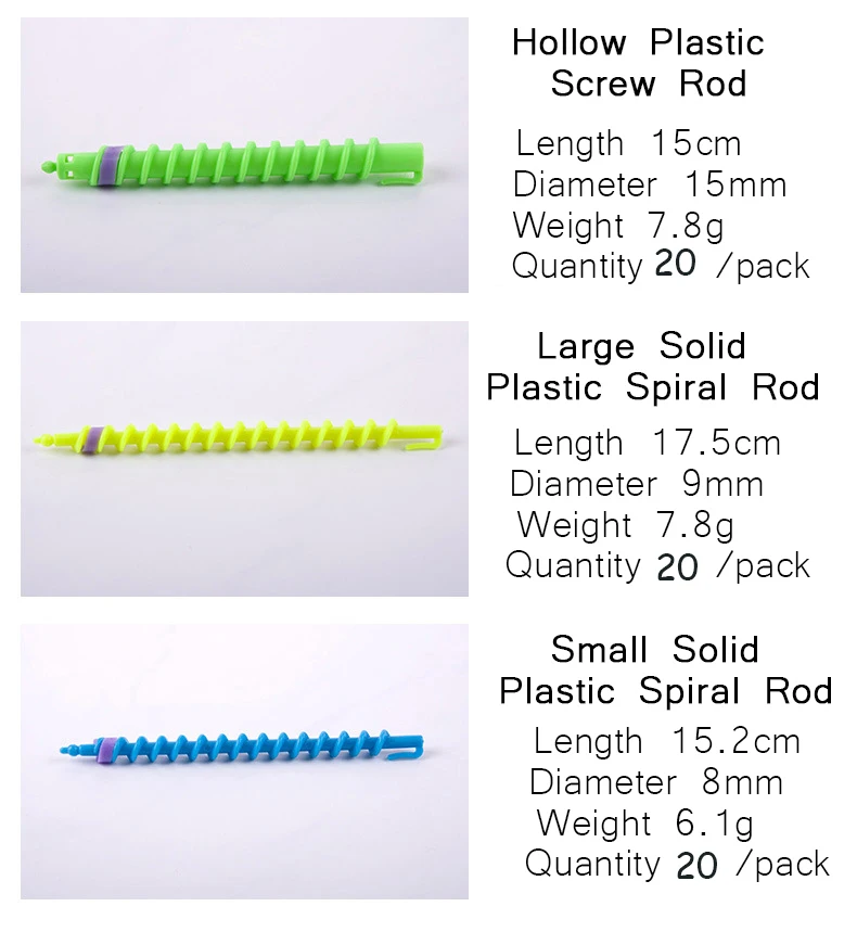 Hair salon perm hair tools screw bars multi-color cold ironing hot ironing set curling core hollow solid spiral bars