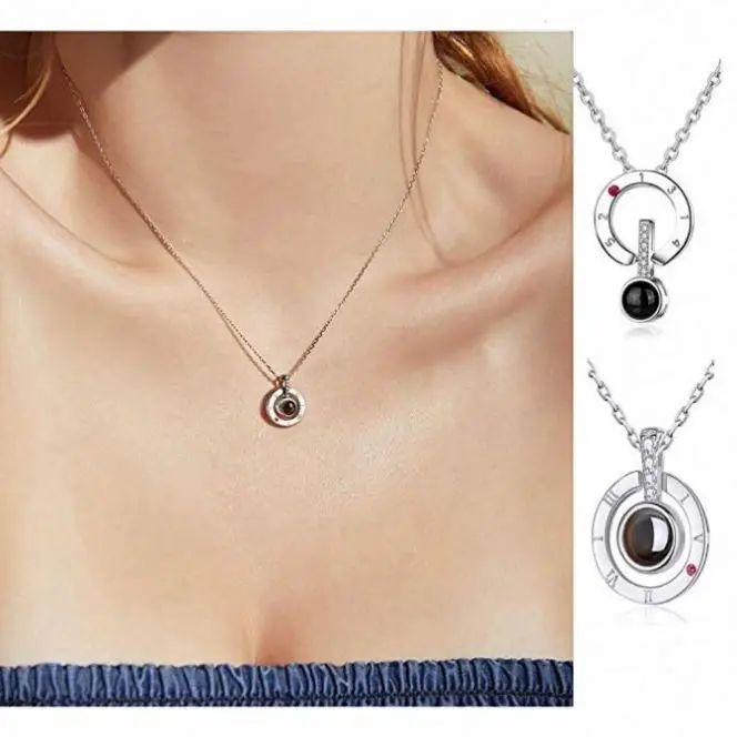 PAVOI 14K позолоченная маленькая точка ожерелье круглое с подвеской | Золотые ожерелья для женщин