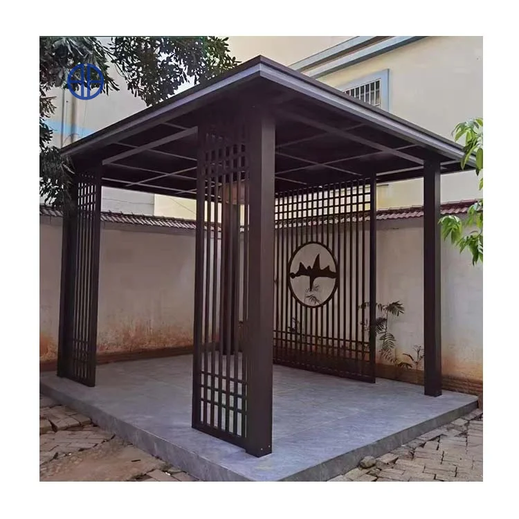 Guangdong алюминиевая беседка Chinesische Holz Pavillon садовый дворик пейзажный павильон