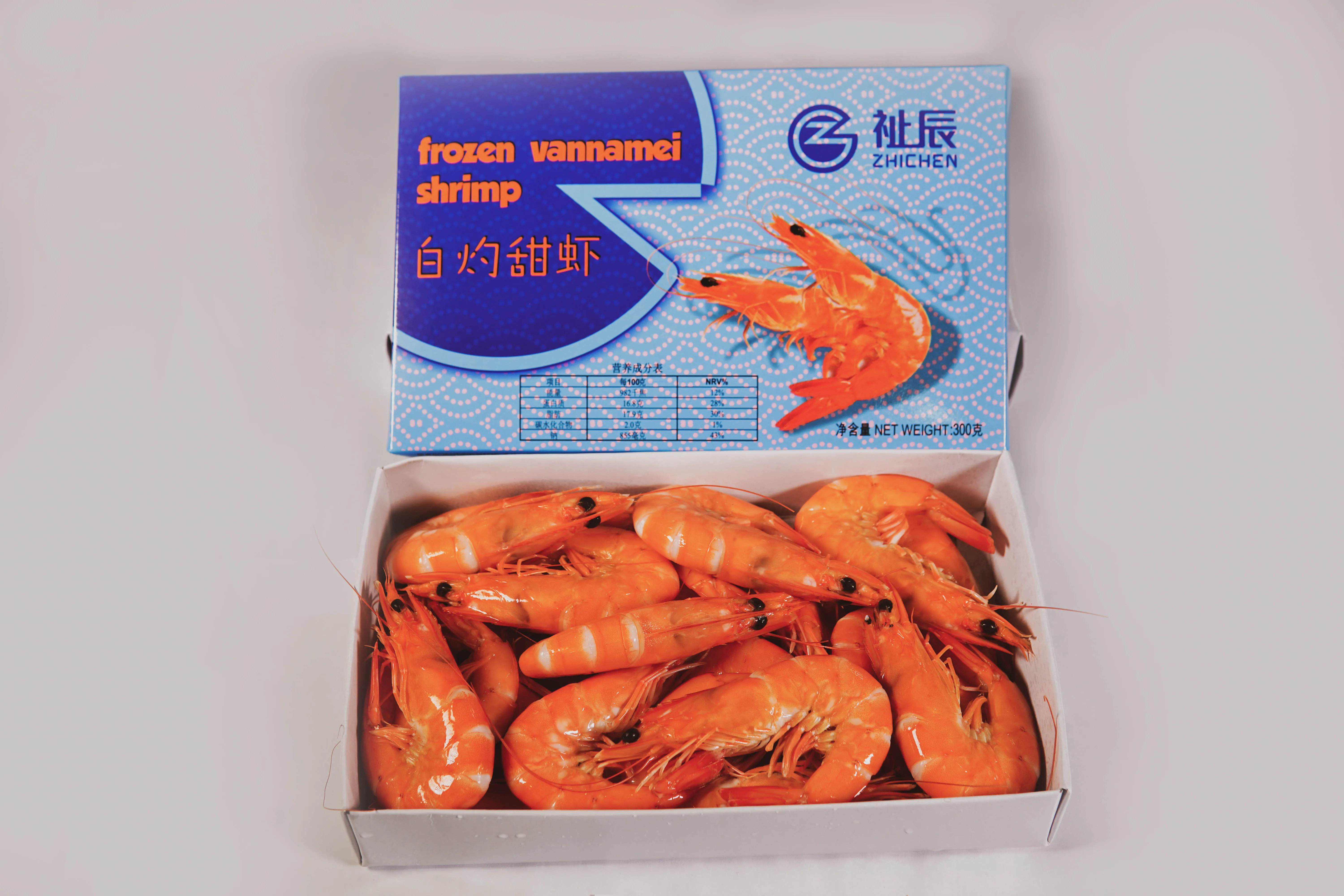 
frozen vannamei shrimp(cooked shrimp) from vietnam carton packaging haccp quality export 