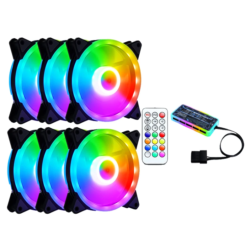 Wholesale OEM custom ventilador rgb cooling fan  PC Computer cpu cooler  for desktop