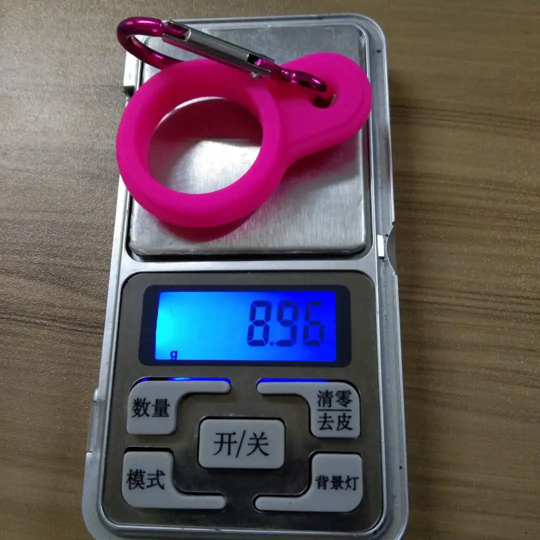 Silicone Colorful Bottle holder Unique Clip & Holder Convenient Carrying Silicone Holder with clip for Water Bottle