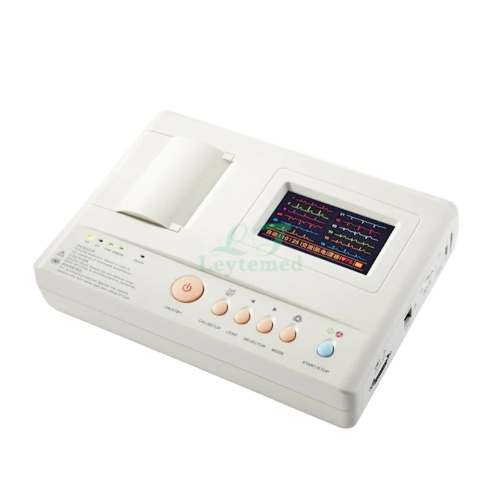 LTSE04 Medical equipment ecg machine single channel 12 leads digital ecg machine
