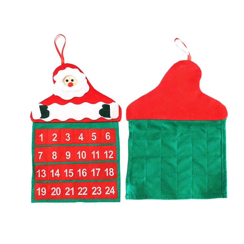Горячая Распродажа, украшения для рождественской елки, тканевый подарок на Рождество, календарь