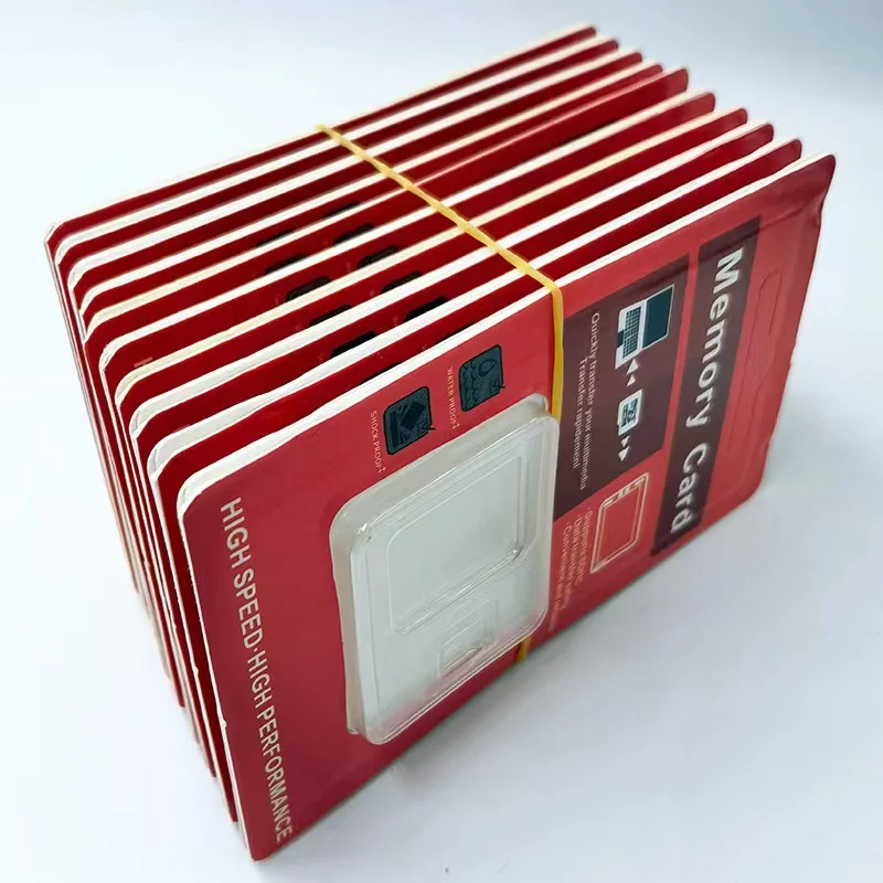 Quality blister packaging for micro memory cards package