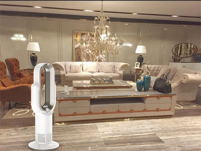 2020 New Products 28 Inch Cool & Hot Wind Electric Bladeless Electric Fan with HEPA