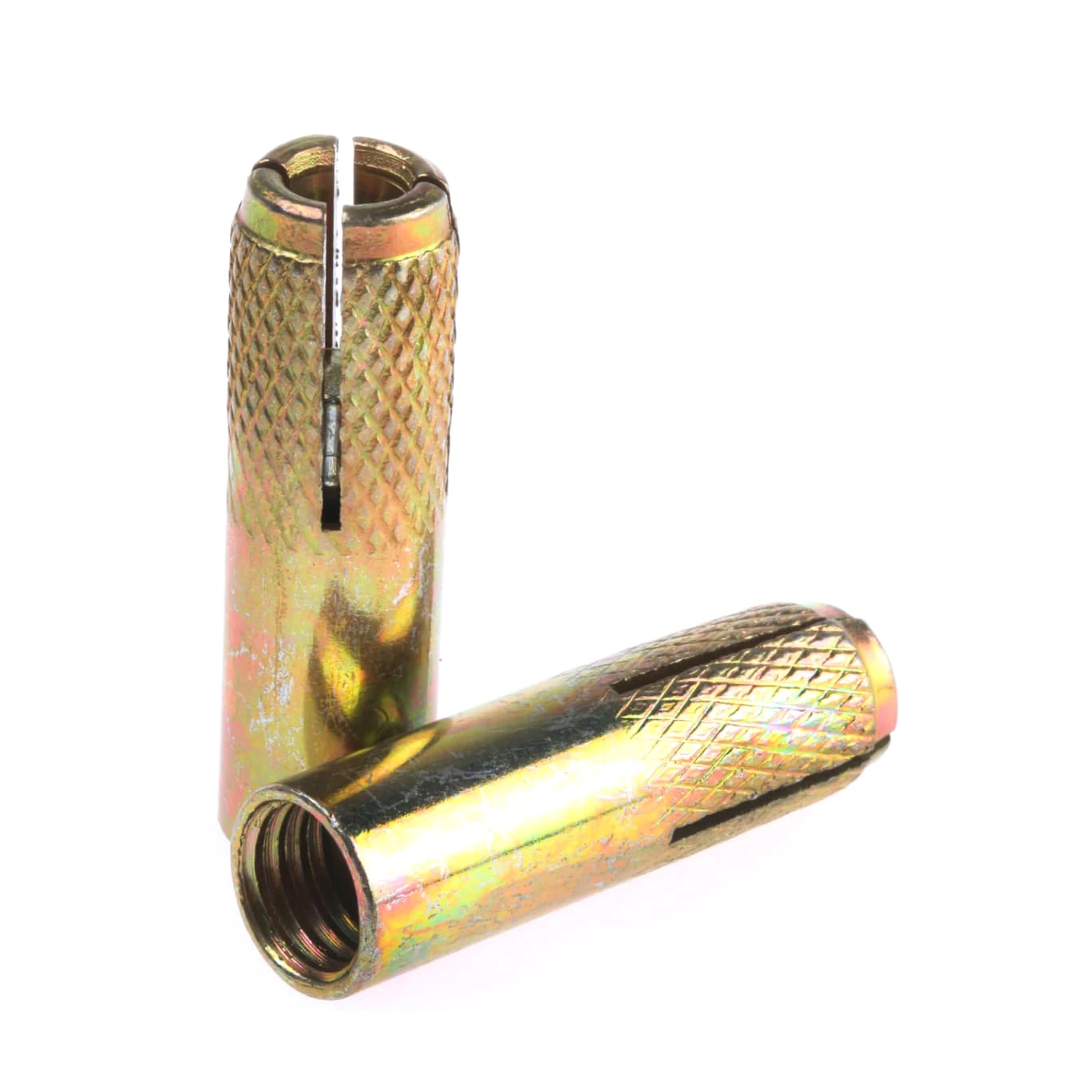 Brass Material Hot Sale Diameter M6 M8 M10 Yellow Color Drop-in Anchor Bolt Standard Products