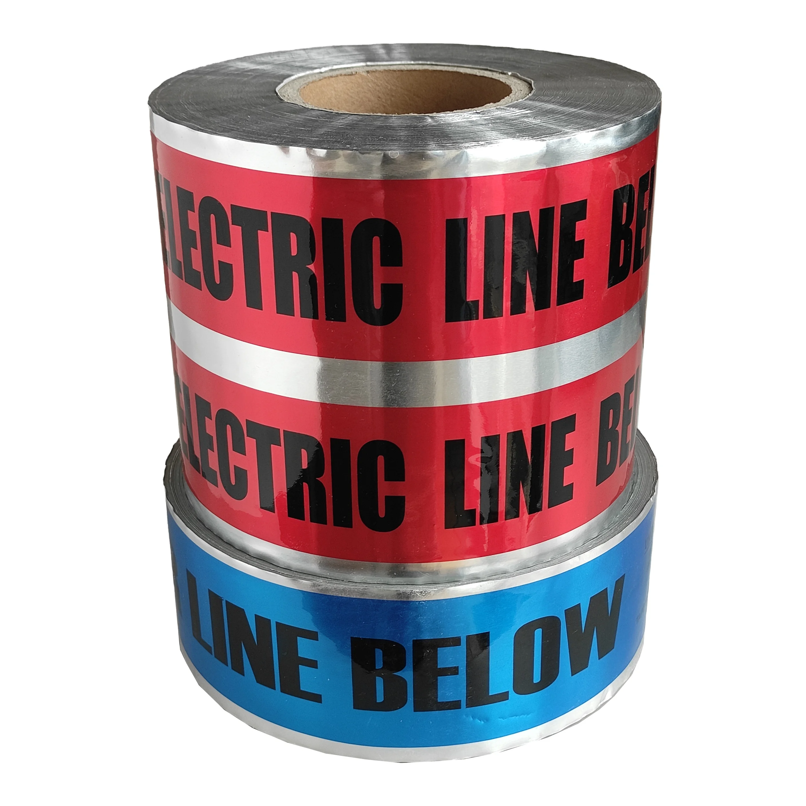 Underground barricade Detectable tape electrical warning tape aluminum foil adhesive tape