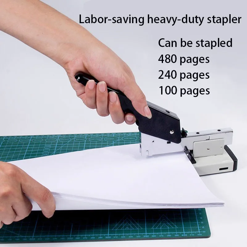 Labor-saving stapler heavy-duty stapler thickened office staple thick book large stapler
