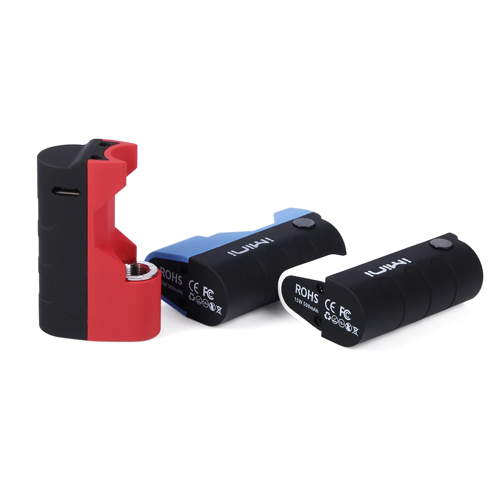  Оптовая продажа подходит для всех картриджей cbd с резьбой 510 usb перезаряжаемая батарея 500 мАч imini V1 вейпа лидер